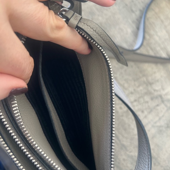Prada Arbilla  Leather Crossbody Bag Vitello Phen bandoliera Authentic - Picture 4 of 14